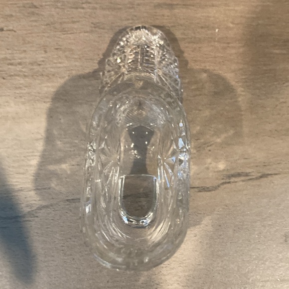 Vintage 1887 Duncan Daisy & Square Miniature Glass Shoe Slipper - Picture 5 of 8